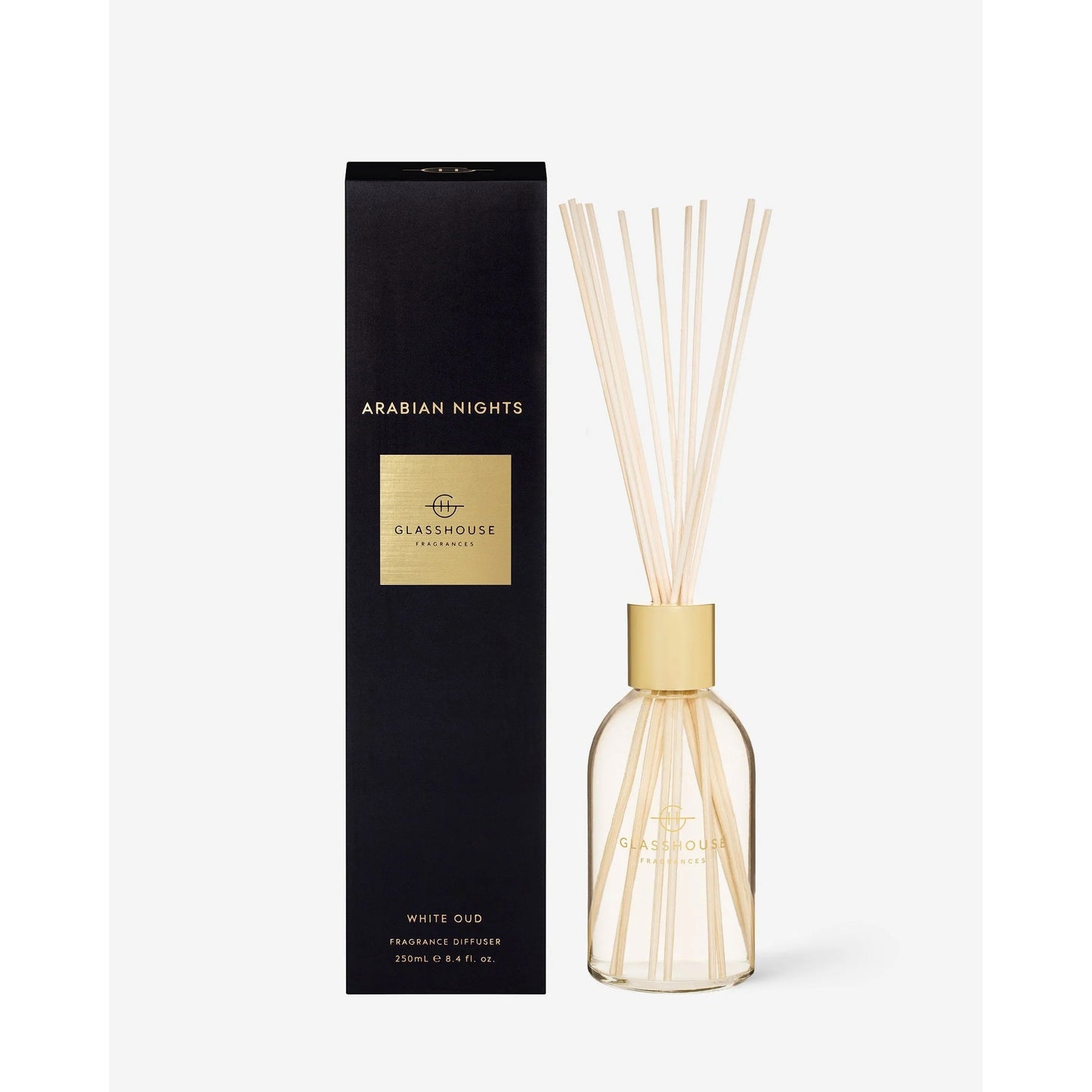 Glasshouse Fragrances - Arabian Nights White Oud - fragrance diffuser