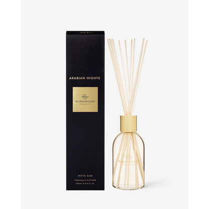 Glasshouse Fragrances - Arabian Nights White Oud - fragrance diffuser