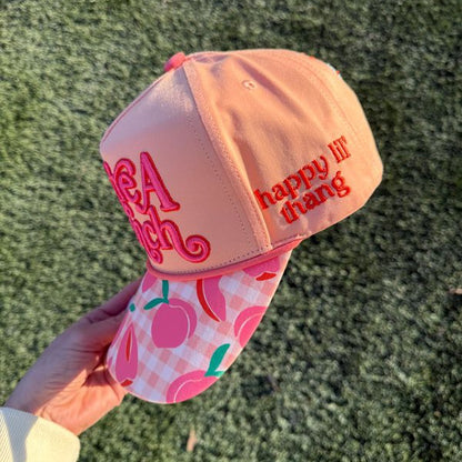 “You’re A Peach” Embroidered Trucker Hat