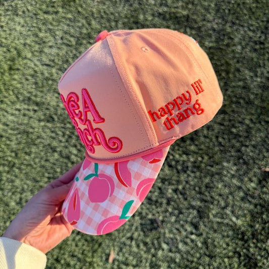 “You’re A Peach” Embroidered Trucker Hat