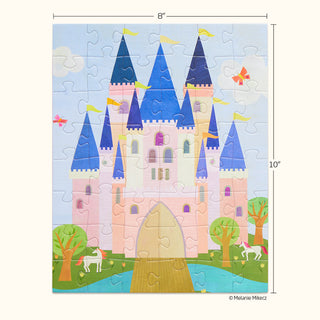 Pink Royal Castle | 48 Piece Jigsaw Puzzle - Werkshoppe