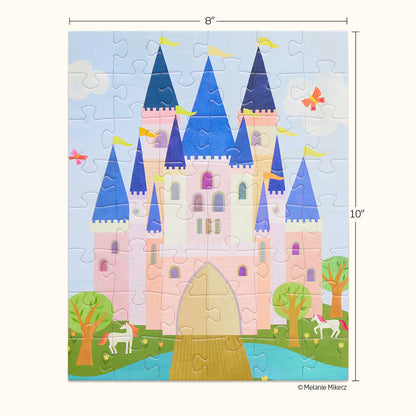 Pink Royal Castle | 48 Piece Jigsaw Puzzle - Werkshoppe