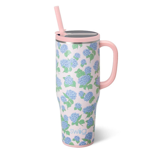 Swig - Hydrangeas,  Mega Mug - (40oz.)