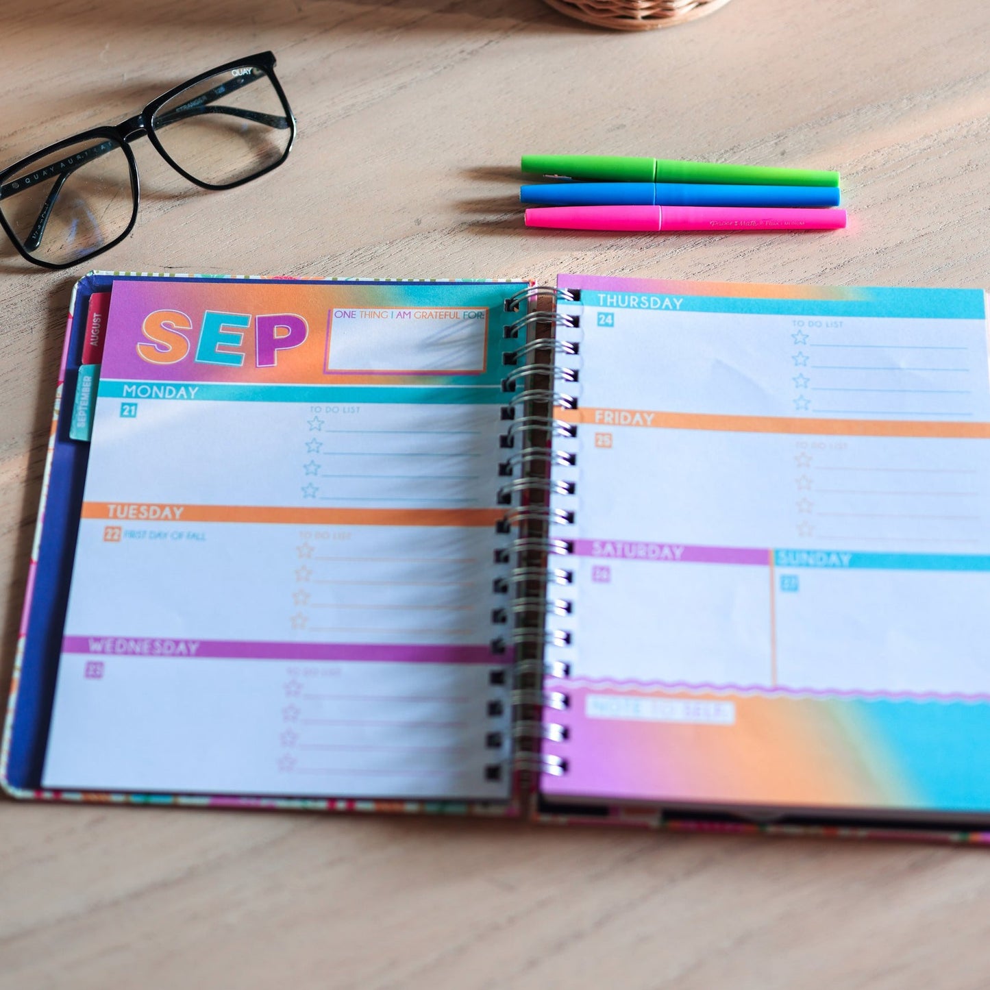 JLB - Planner - Happy Checkered - SALE
