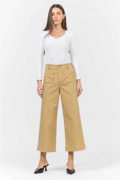 Dear John - Audrey Wide Leg Jeans – Khaki