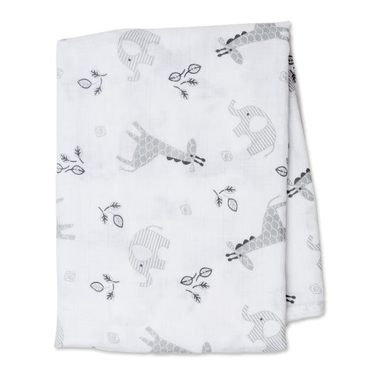 Mary Meyer - Lulujo Cotton Swaddle – Afrique – 47×47″
