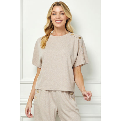 Mocha Gold Button Set 4154/7475 -