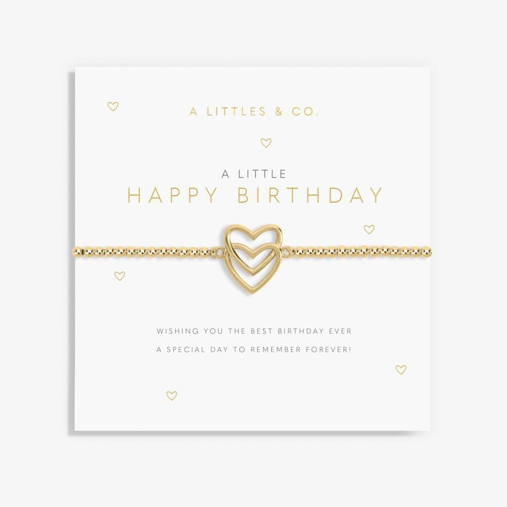 'Happy Birthday’ - 7043 - Gold Bracelet