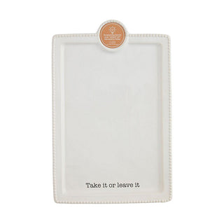 Mud Pie - Circa Accessory Platter ‘Take it or Leave it’
