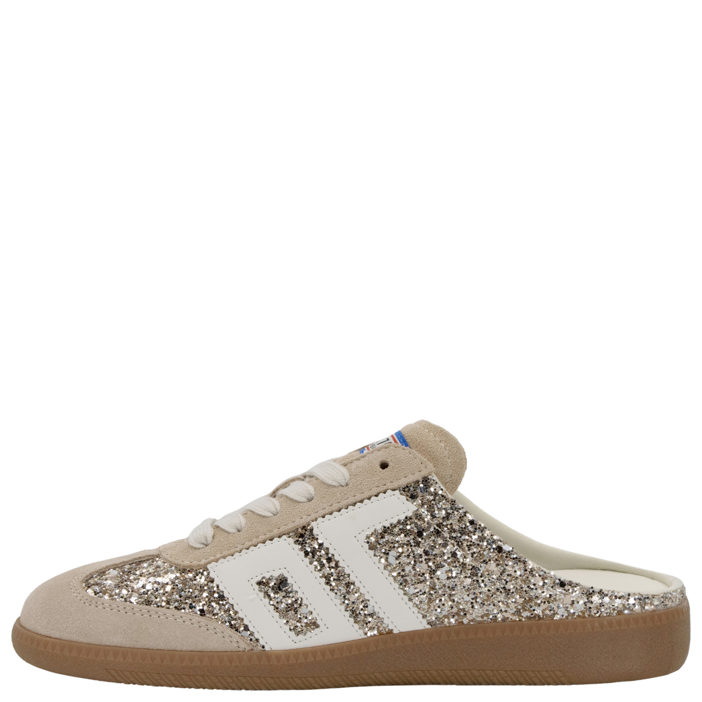 Back 70 - Easter FL Backless Sneaker - Glitter Gold