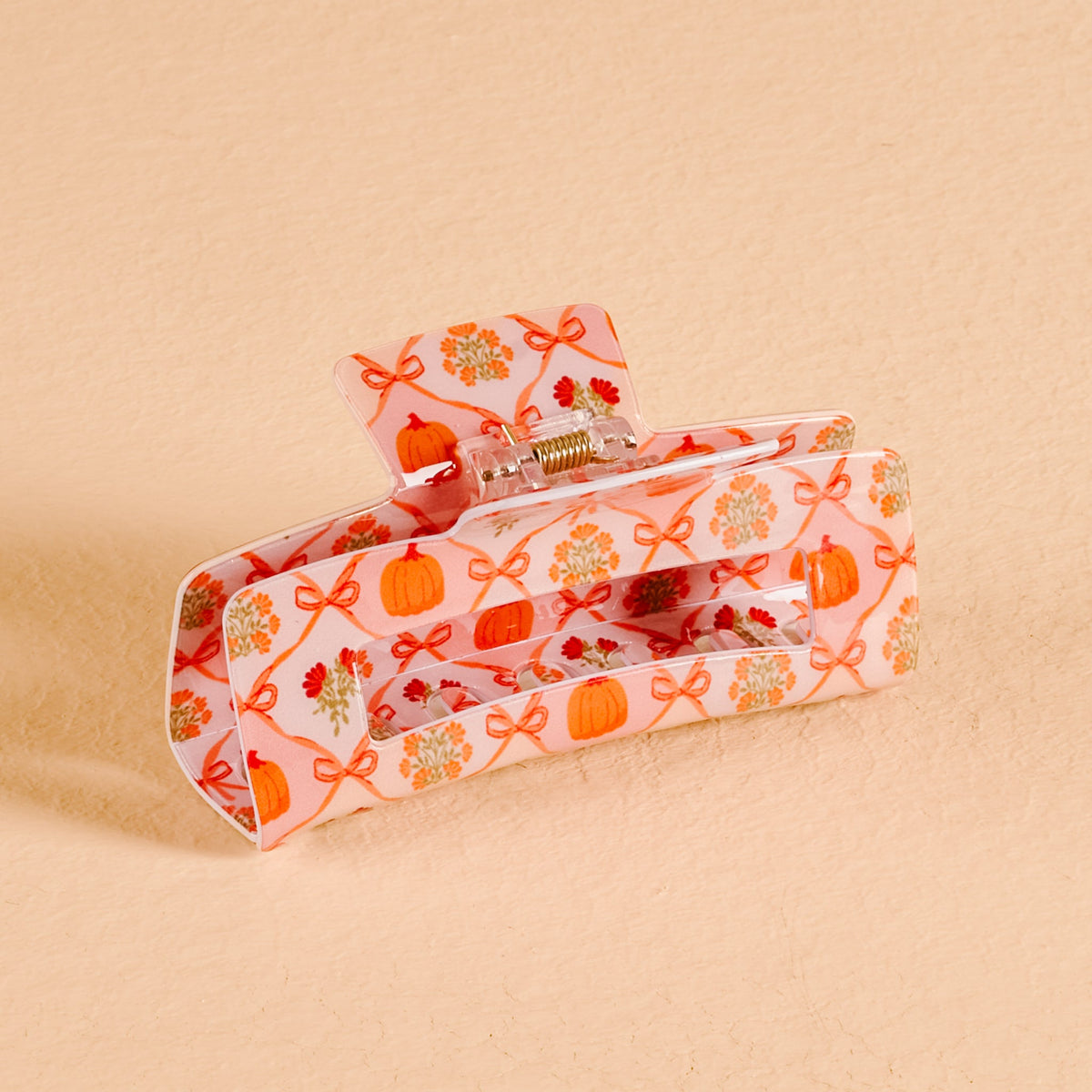 DE - Patchwork Pumpkins Claw Clip
