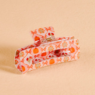 DE - Patchwork Pumpkins Claw Clip