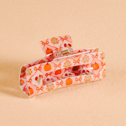 DE - Patchwork Pumpkins Claw Clip