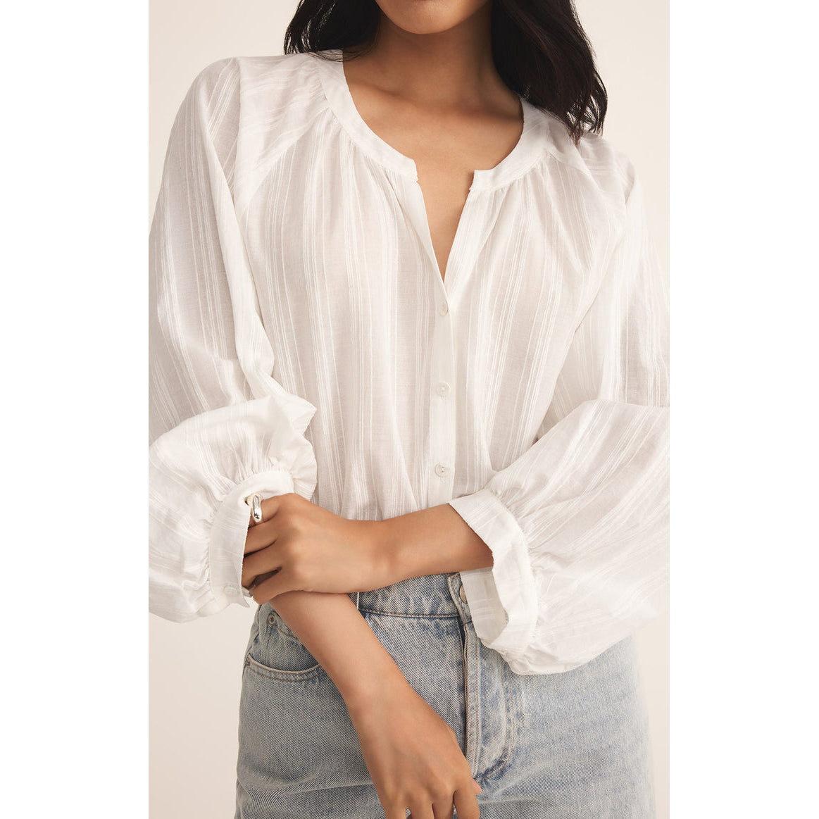 Z Supply - Wren Button Up Top 1300 - White