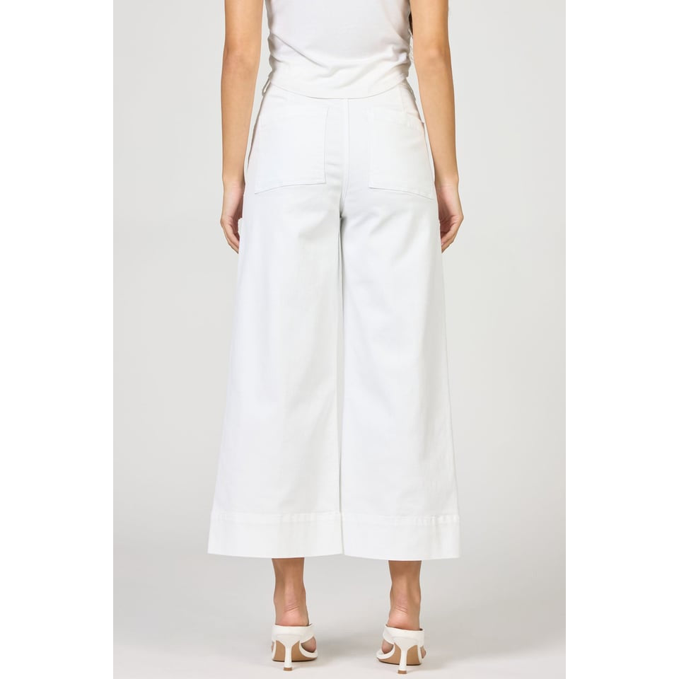 Dear John - High Rise, Cropped, Wide Leg, Audrey Jeans 120 - White
