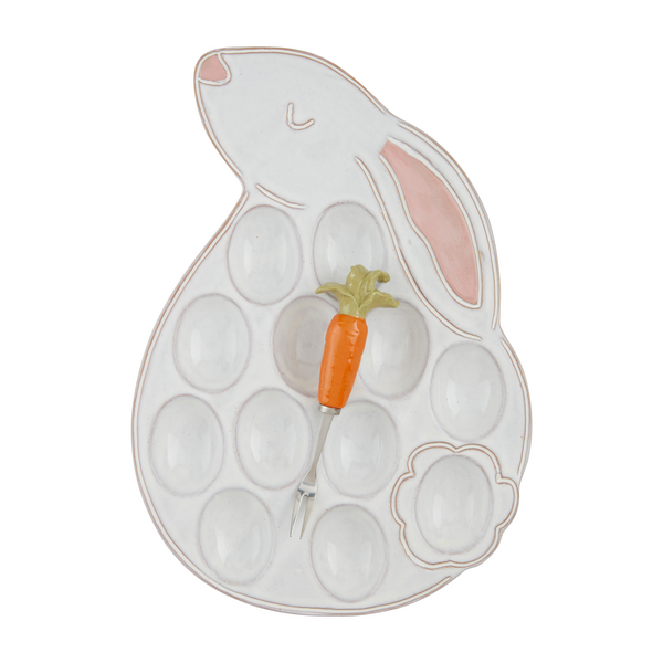 Mud pie - Bunny Devil Egg Tray
