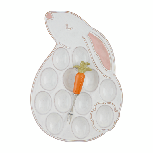 Mud pie - Bunny Devil Egg Tray