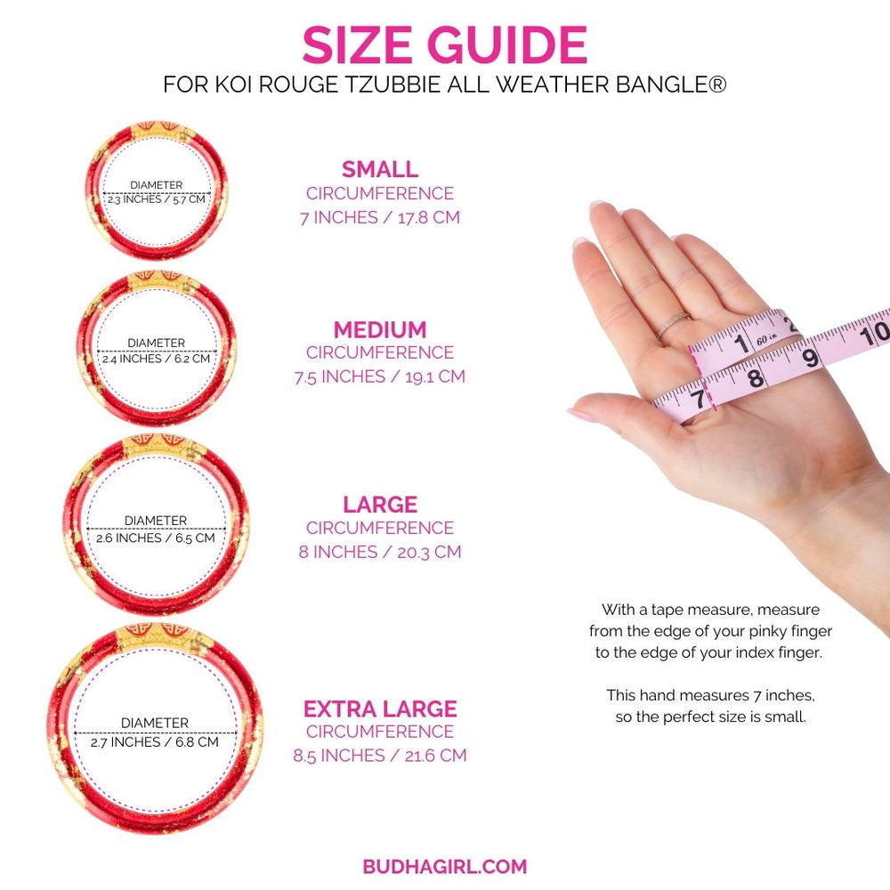 Budha Girl - All Weather Bangle® - Tzubbie - Koi Rouge