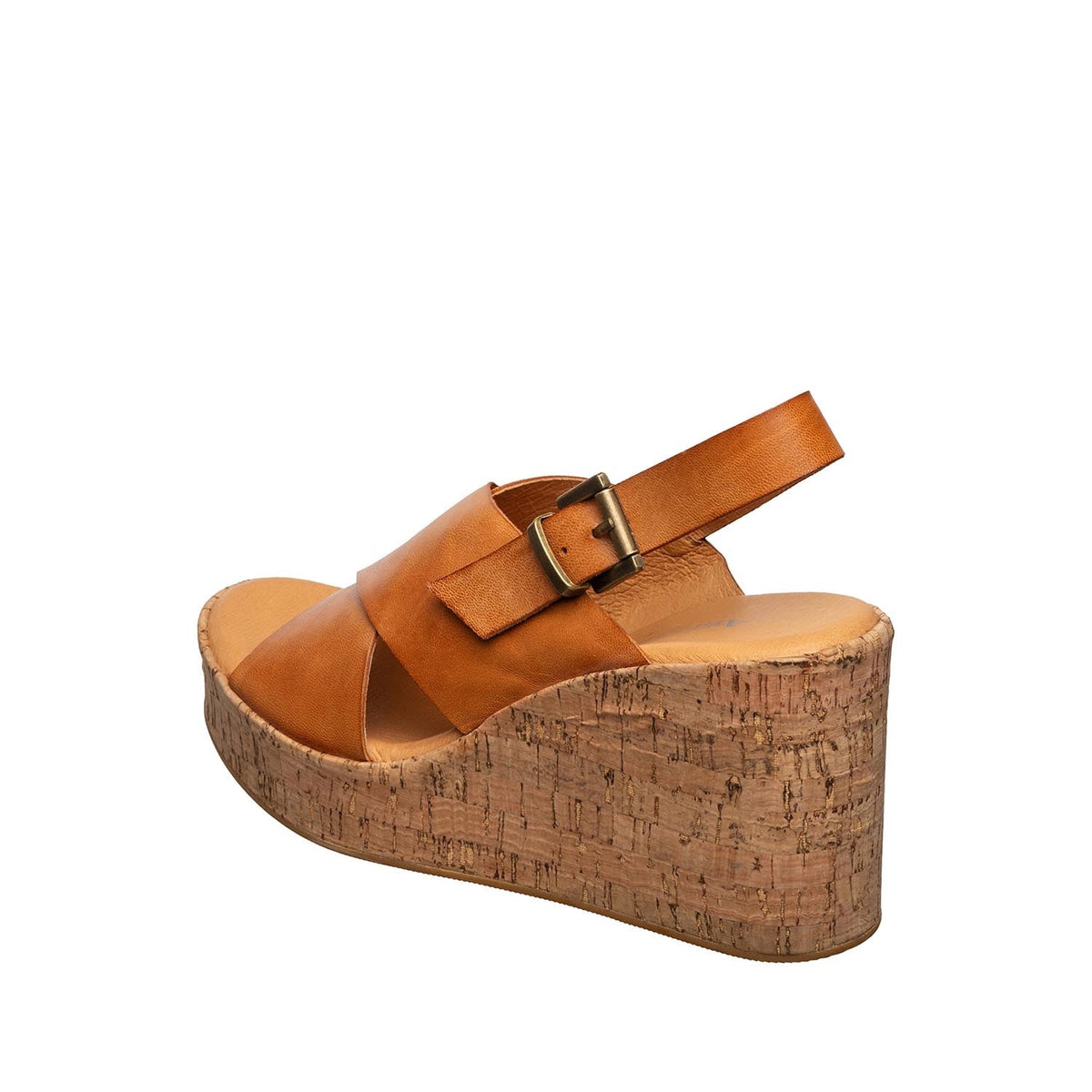Antelope - H34 Aly - High Platform Cork Wedge - Tan