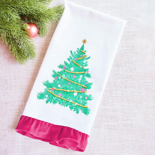 MS - Whimsical Tree Tea Towel