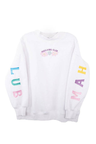 Mahjong Club Mockneck Sweatshirt Women