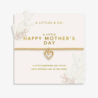 Mother's Day A Little 'Happy Mother's Day’ 9765 - Gold Bracelet