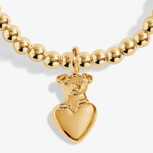 'Paw-Fect Dog Mom’ 9519 - Gold Bracelet