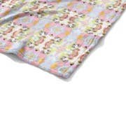 Laura Park Brooks Avenue Pink Fleece Blanket