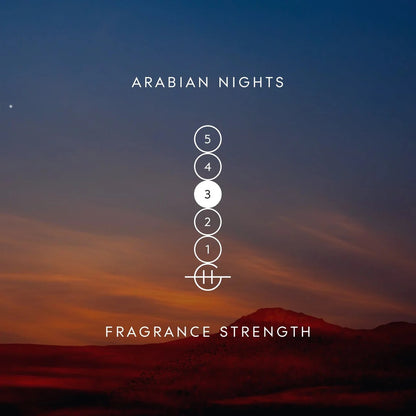 Glasshouse Fragrances - Arabian Nights White Oud Soy Candle