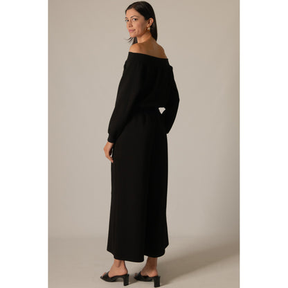 BYC - Butter Modal Ribbed Contrast Jumpsuit 0067 - Black