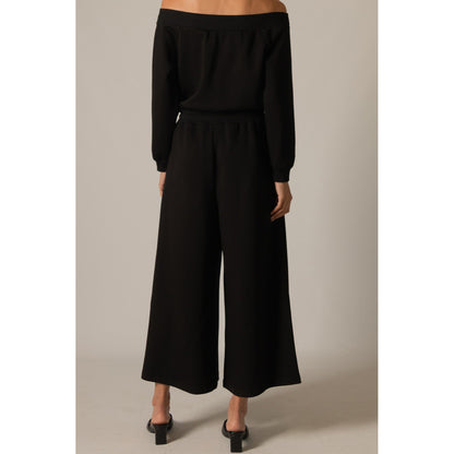 BYC - Butter Modal Ribbed Contrast Jumpsuit 0067 - Black