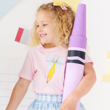 School Days Pencil Bow Clip Set - Back To School - SALE