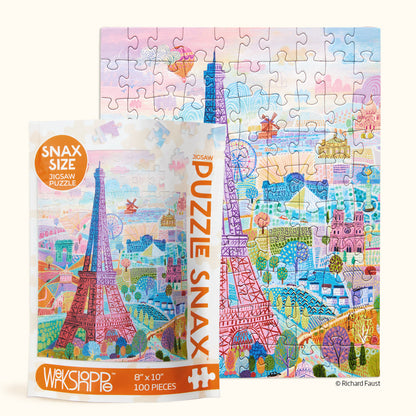 Paris Holiday | 100 Piece Jigsaw Puzzle - Werkshoppe