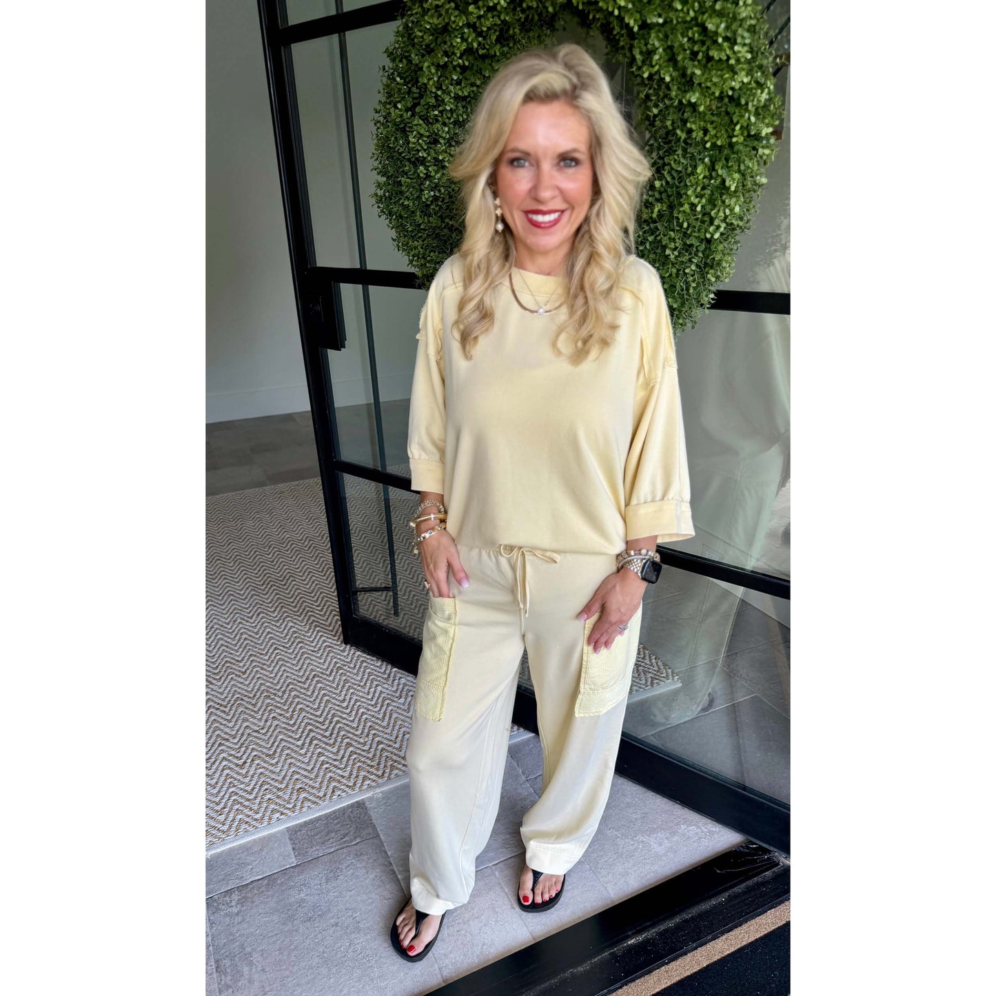 Lemonilla Mineral Washed Terry Lounge Set 0110/6446