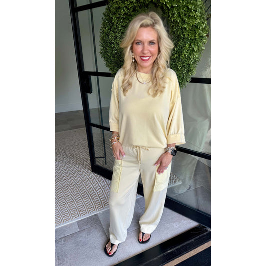 Lemonilla Mineral Washed Terry Lounge Set 0110/6446