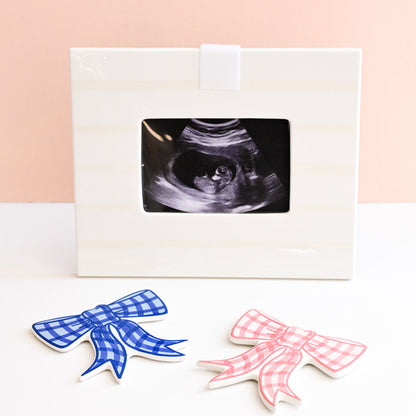 Coton Colors -  Gingham Bow Attachment - Pink