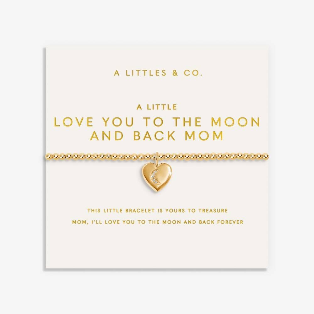 ‘Love You to the Moon and Back’ - 9757 - Gold Bracelet