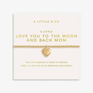 ‘Love You to the Moon and Back’ - 9757 - Gold Bracelet