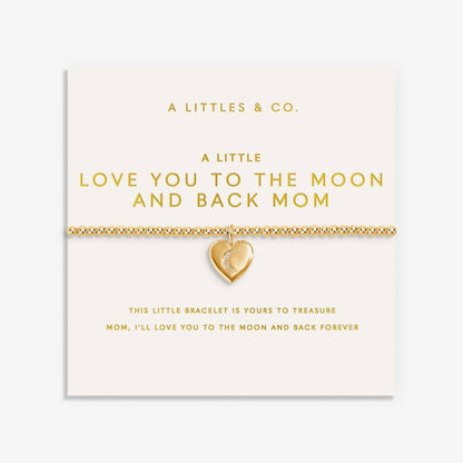 ‘Love You to the Moon and Back’ - 9757 - Gold Bracelet