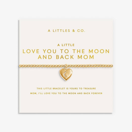 ‘Love You to the Moon and Back’ - 9757 - Gold Bracelet