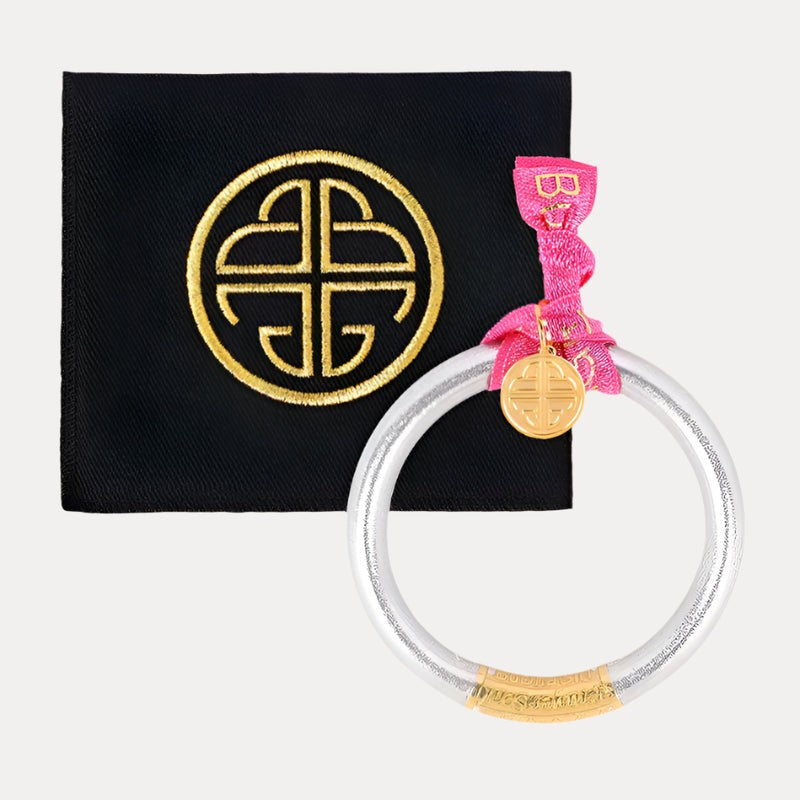 BuDhaGirl - Silver Tzubbie All Weather Bangle® – Serenity Prayer