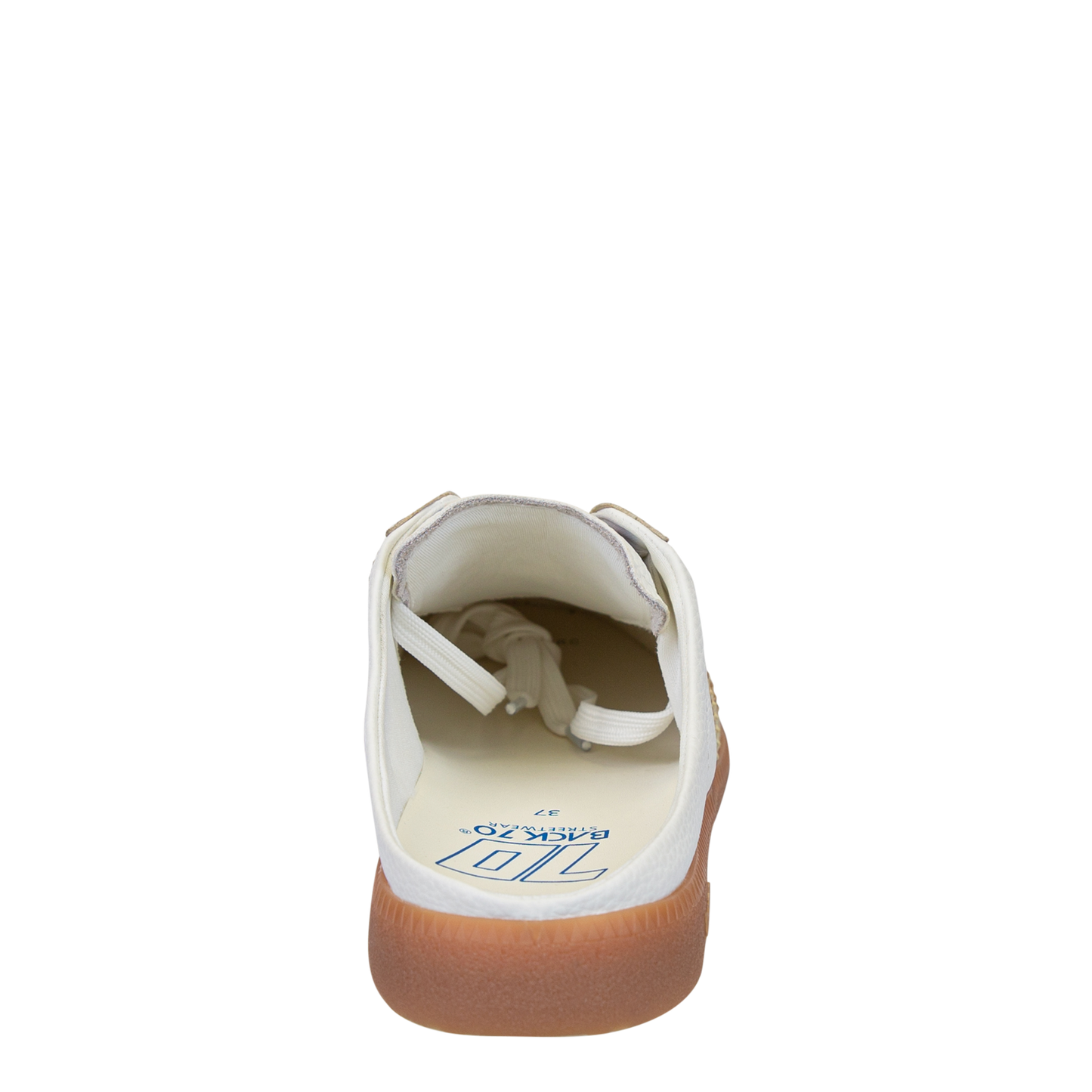 Back 70 - EASTER, Backless Sneakers - Metallic Gold