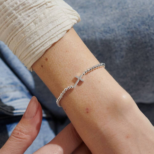 ‘Faith’ - 513 - Silver Bracelet