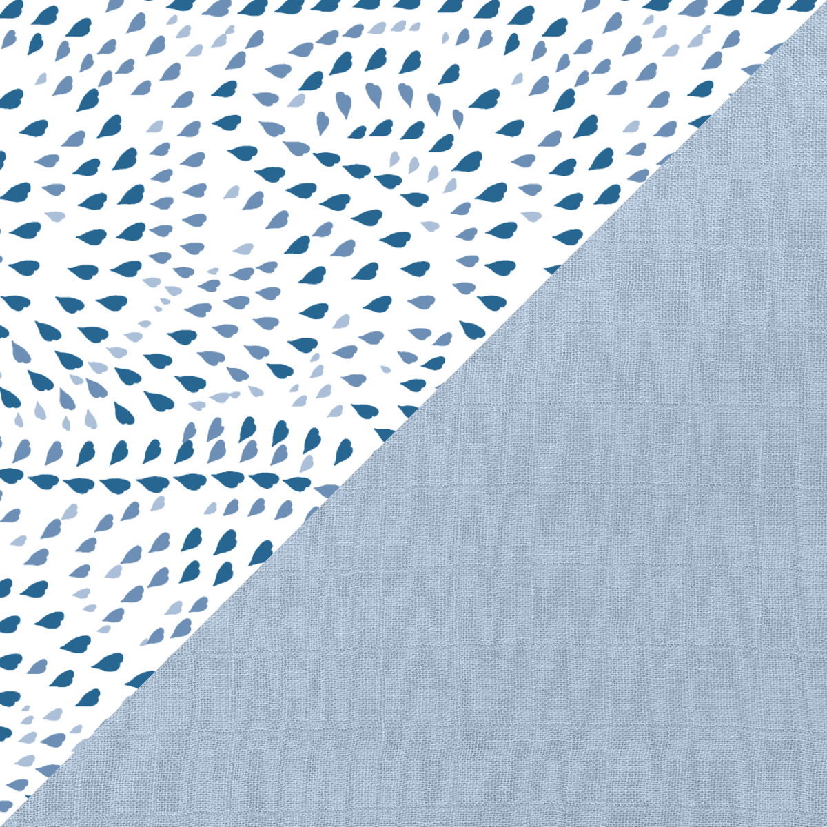 Serenity & Sky Classic Muslin Bandana Bib Set