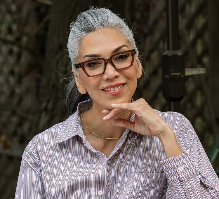 Peepers - Curtsy Blue Light Reading Glasses – Mocha