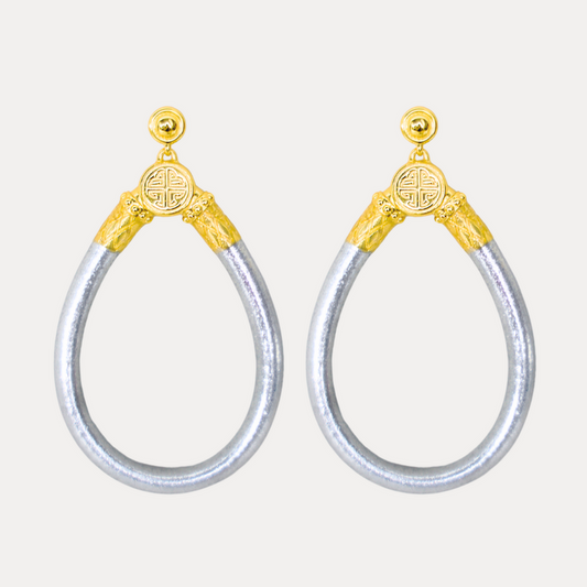 BuDhaGirl - Silver All Weather Earrings