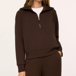 SPANX AirEssentials® Half Zip 0346 – Umber Root